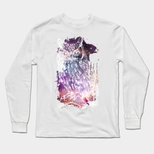 Cosmic Owl Long Sleeve T-Shirt